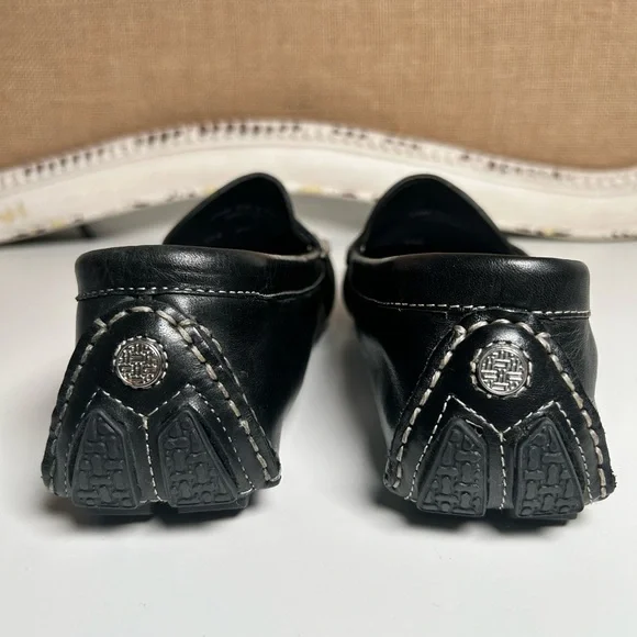 Cole Haan Black Leather Slip-On Loafers Women’s Flat Size 8.5B - Picture 5 of 15
